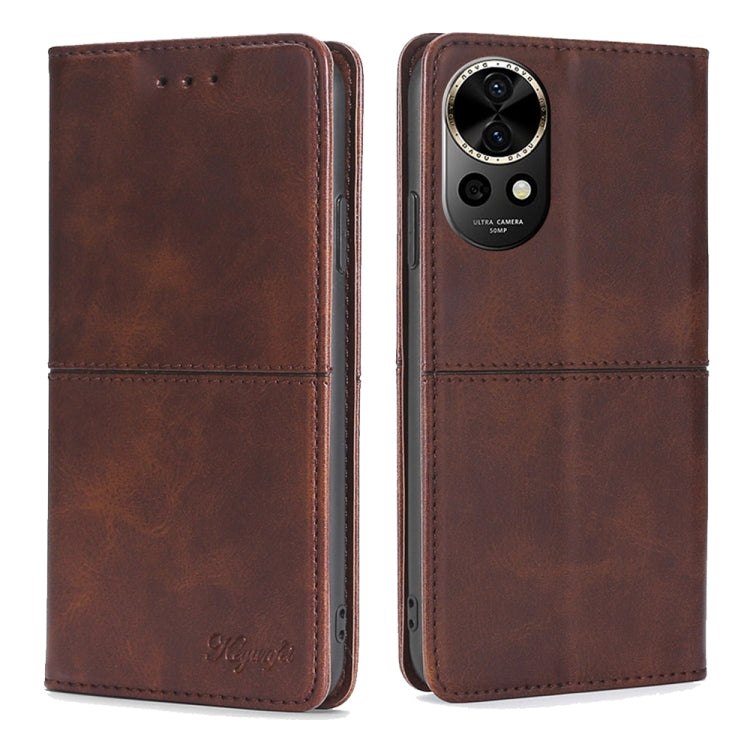 Cow Texture Magnetic Leather Phone Case, For Huawei Pura 70 Pro / 70 Pro+ 5G, For Huawei Pura 70 Ultra 5G, For Huawei nova 12i 4G, For Huawei Pura 70 5G, For Huawei nova 12 5G, For Huawei nova 11 Pro 4G / 11 Ultra 4G