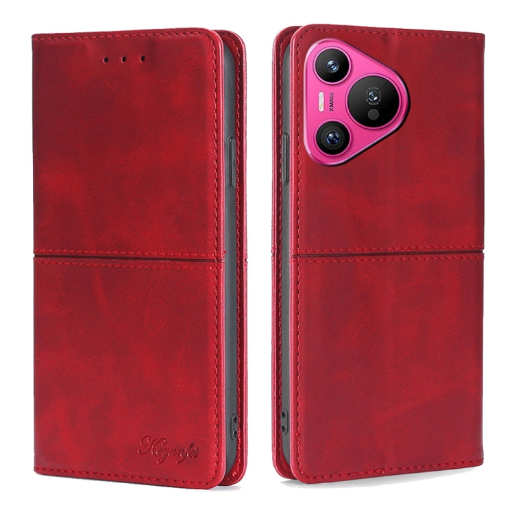 Cow Texture Magnetic Leather Phone Case, For Huawei Pura 70 Pro / 70 Pro+ 5G, For Huawei Pura 70 Ultra 5G, For Huawei nova 12i 4G, For Huawei Pura 70 5G, For Huawei nova 12 5G, For Huawei nova 11 Pro 4G / 11 Ultra 4G