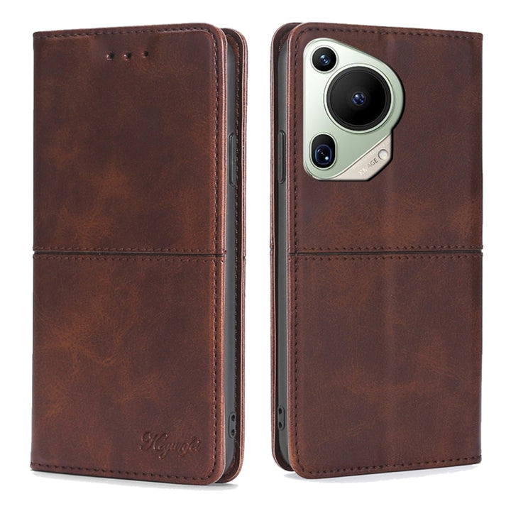 Cow Texture Magnetic Leather Phone Case, For Huawei Pura 70 Pro / 70 Pro+ 5G, For Huawei Pura 70 Ultra 5G, For Huawei nova 12i 4G, For Huawei Pura 70 5G, For Huawei nova 12 5G, For Huawei nova 11 Pro 4G / 11 Ultra 4G