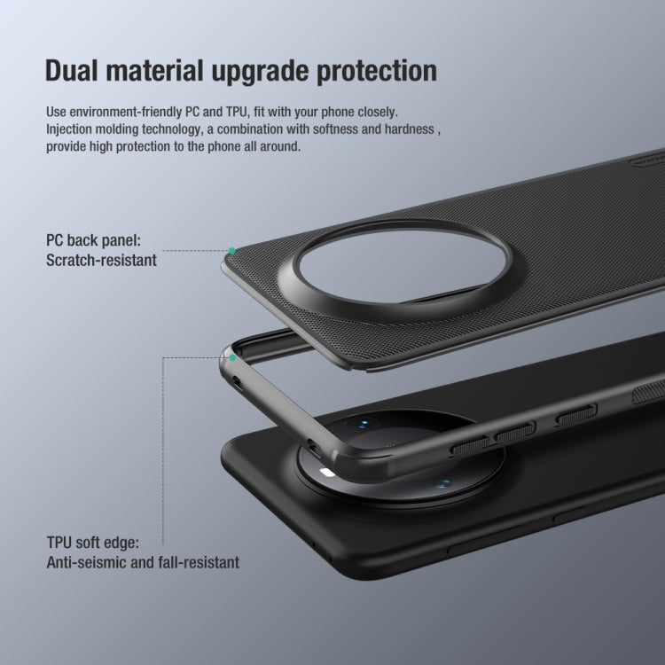 NILLKIN Frosted Shield Pro PC + TPU Phone Case, For Huawei Mate 60, For Huawei P60 Pro / P60, For Huawei Mate 60 Pro