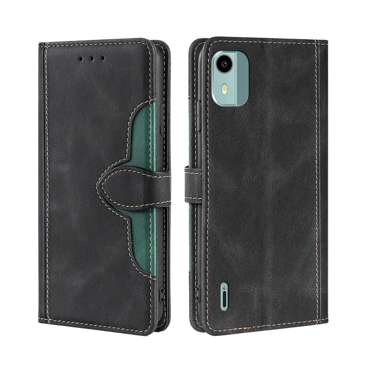 Skin Feel Magnetic Buckle Leather Phone Case, For Nokia C12, For Nokia C22, For Nokia C32, For Nokia G11 Plus, For Nokia C02 TA-1522