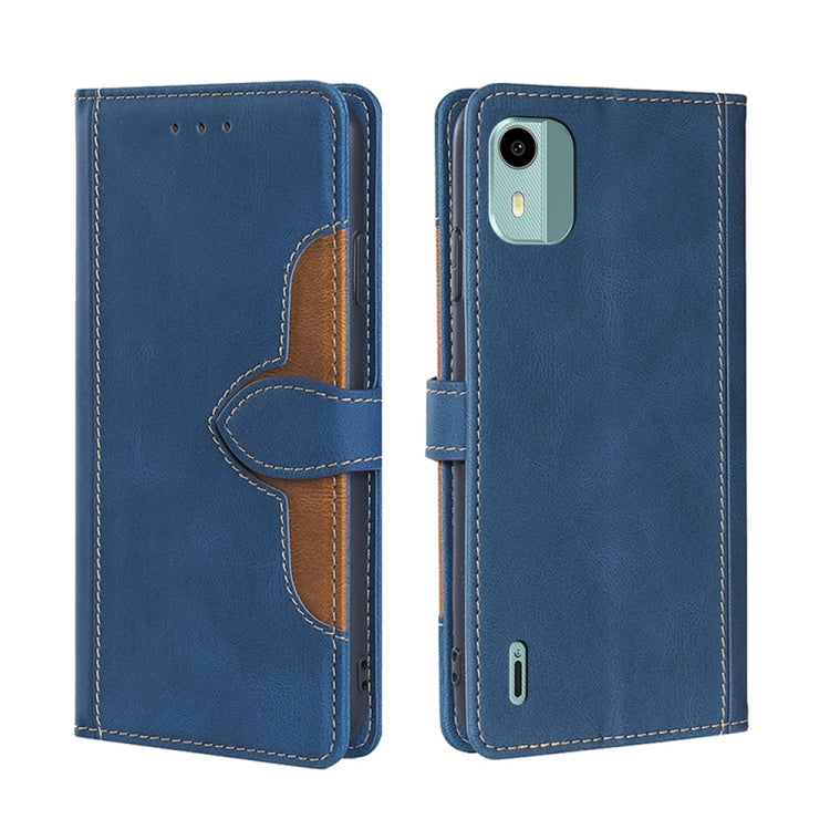 Skin Feel Magnetic Buckle Leather Phone Case, For Nokia C12, For Nokia C22, For Nokia C32, For Nokia G11 Plus, For Nokia C02 TA-1522