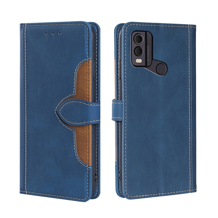 Skin Feel Magnetic Buckle Leather Phone Case, For Nokia C12, For Nokia C22, For Nokia C32, For Nokia G11 Plus, For Nokia C02 TA-1522