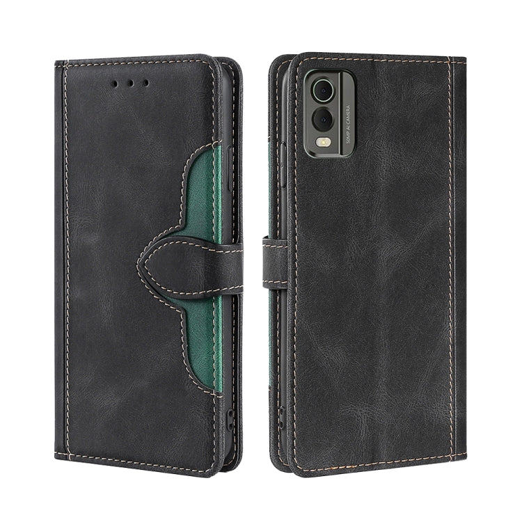 Skin Feel Magnetic Buckle Leather Phone Case, For Nokia C12, For Nokia C22, For Nokia C32, For Nokia G11 Plus, For Nokia C02 TA-1522