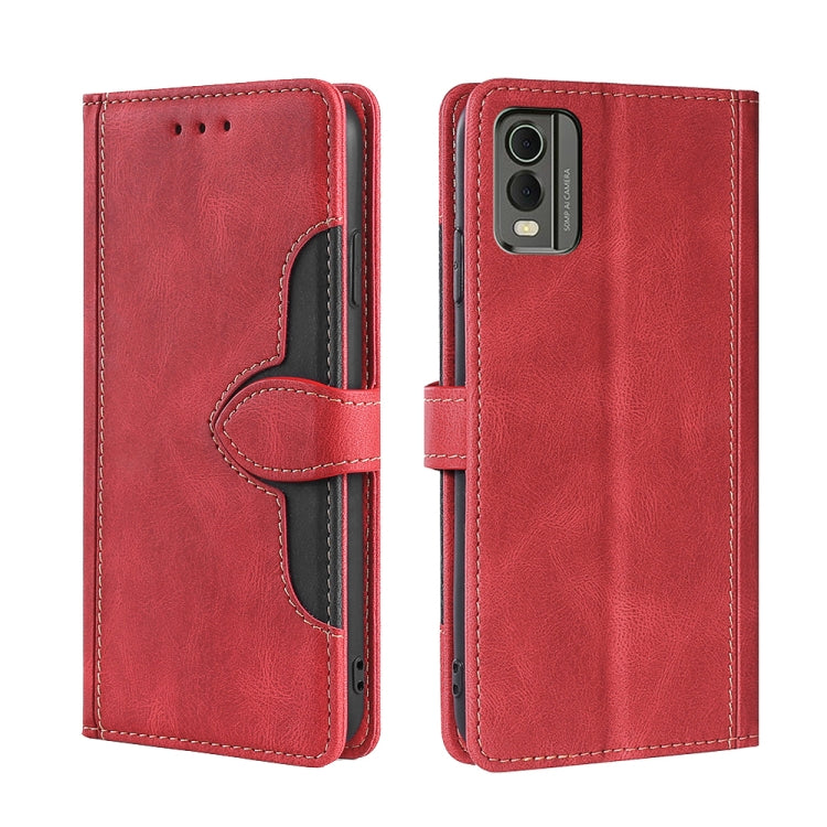 Skin Feel Magnetic Buckle Leather Phone Case, For Nokia C12, For Nokia C22, For Nokia C32, For Nokia G11 Plus, For Nokia C02 TA-1522