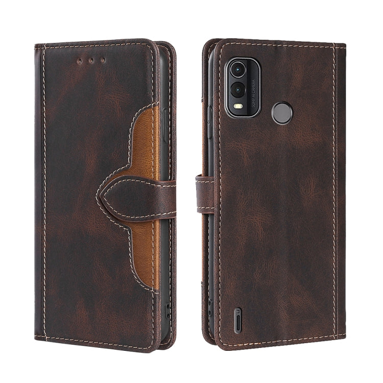 Skin Feel Magnetic Buckle Leather Phone Case, For Nokia C12, For Nokia C22, For Nokia C32, For Nokia G11 Plus, For Nokia C02 TA-1522