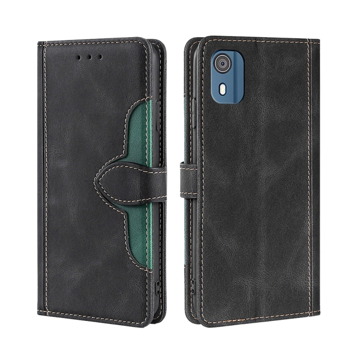 Skin Feel Magnetic Buckle Leather Phone Case, For Nokia C12, For Nokia C22, For Nokia C32, For Nokia G11 Plus, For Nokia C02 TA-1522