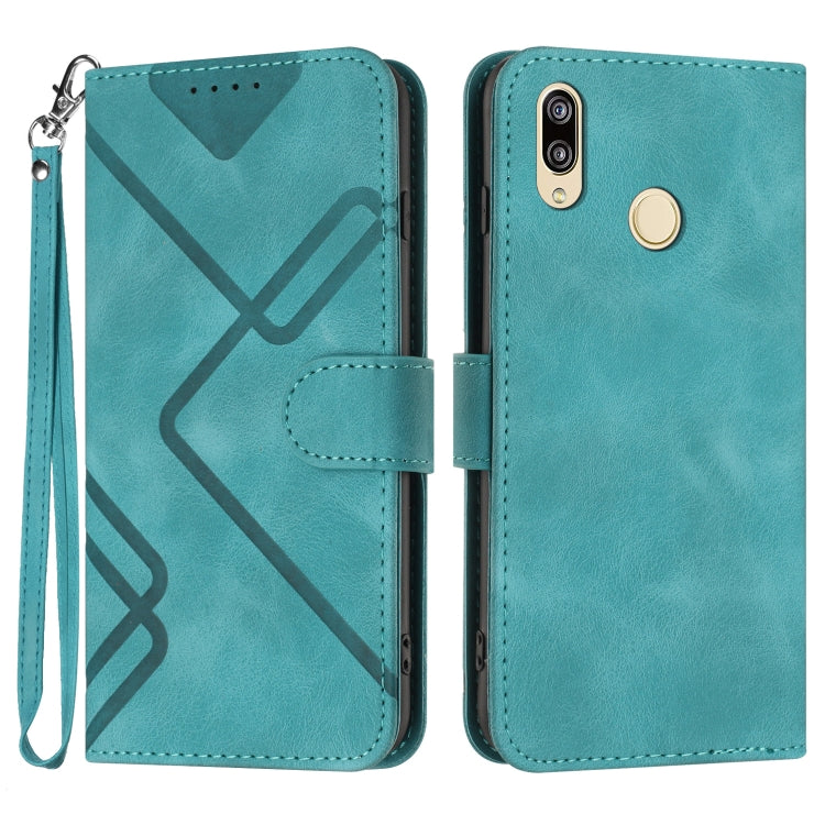 Line Pattern Skin Feel Leather Phone Case, For Huawei P20 Pro, For Huawei P20 lite, For Huawei P smart 2018/Enjoy 7S, For Huawei Mate 10 Lite/Maimang 6, For Huawei Mate 10 Pro