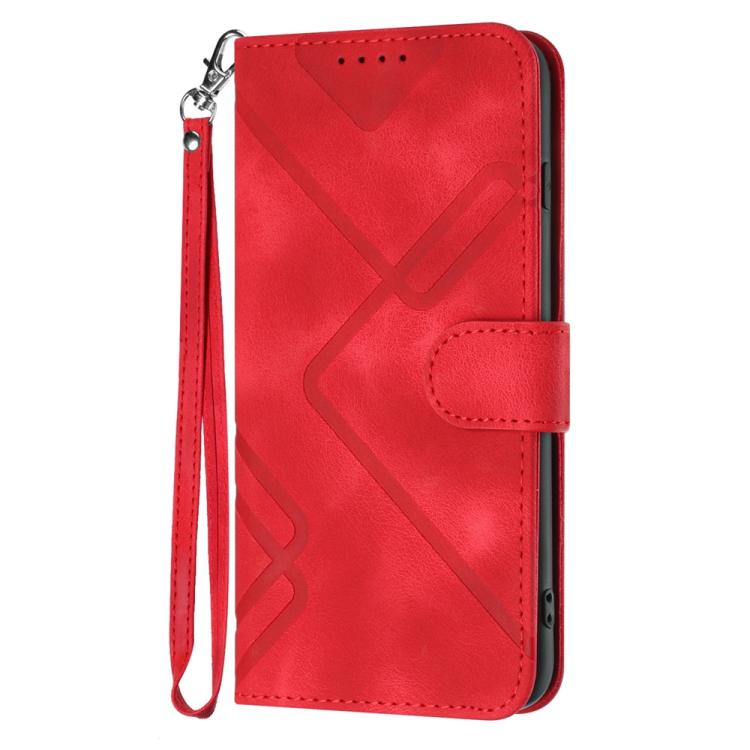 Line Pattern Skin Feel Leather Phone Case, For Huawei Mate 70 Pro / Mate 70 Pro+, For Huawei Mate 70, For Huawei Enjoy 70, For Huawei Y5 2019, For Huawei Y6 2019