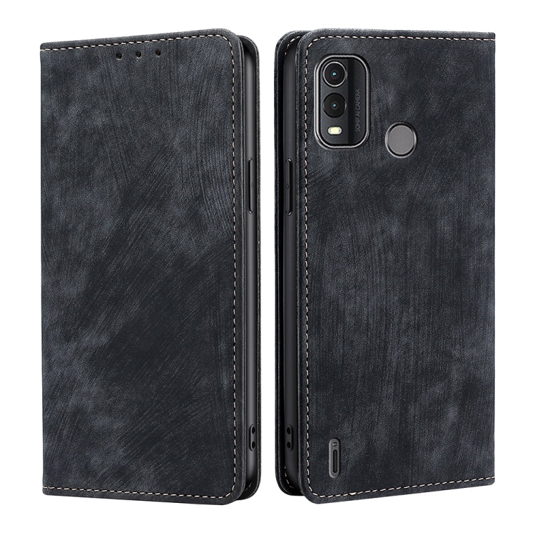 RFID Anti-theft Brush Magnetic Leather Phone Case, For Nokia C02 TA-1522, For Nokia G42 5G, For Nokia G11 Plus, For Nokia C300 4G US Edition, For Nokia C110 4G