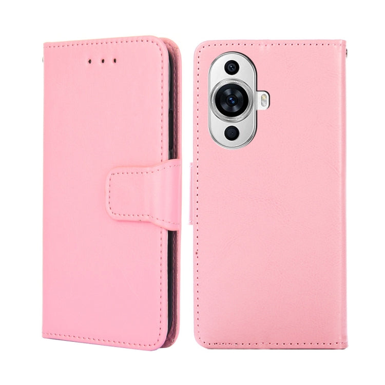 Crystal Texture Leather Phone Case, For Huawei nova 11 4G, For Huawei nova 11 Pro 4G / 11 Ultra 4G