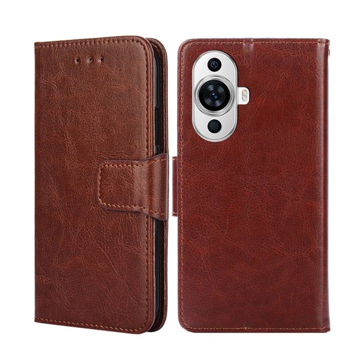 Crystal Texture Leather Phone Case, For Huawei nova 11 4G, For Huawei nova 11 Pro 4G / 11 Ultra 4G