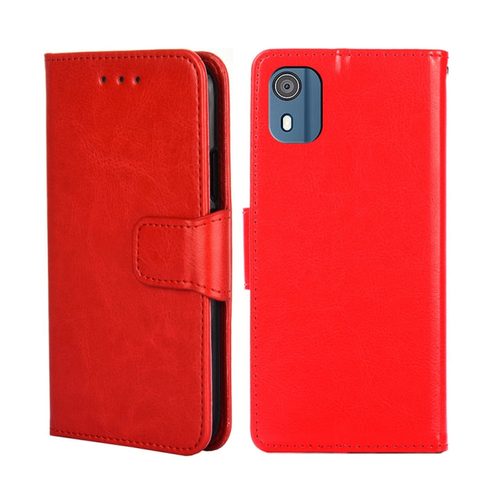 Crystal Texture Leather Phone Case, For Nokia C02 TA-1522, For Nokia G11 Plus