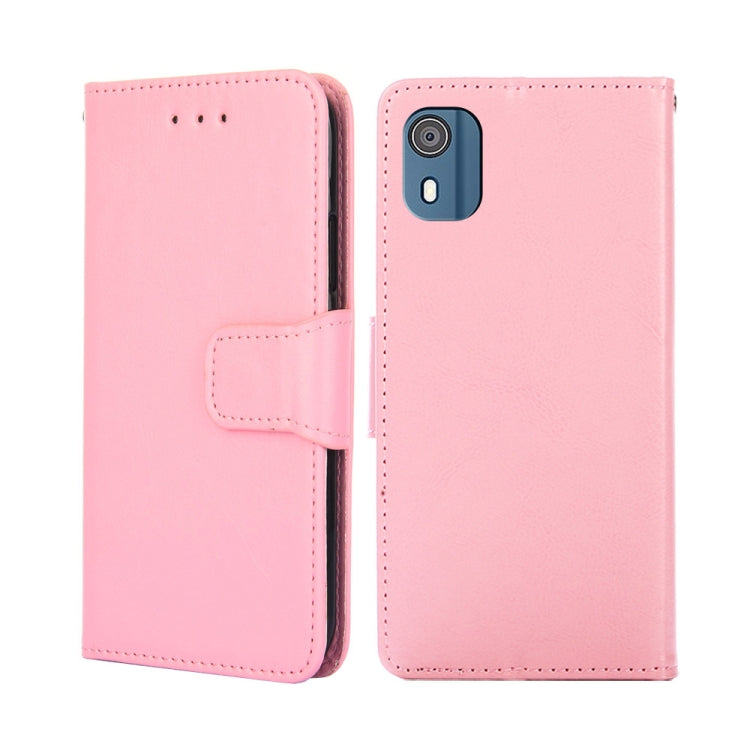 Crystal Texture Leather Phone Case, For Nokia C02 TA-1522, For Nokia G11 Plus