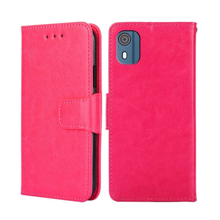 Crystal Texture Leather Phone Case, For Nokia C02 TA-1522, For Nokia G11 Plus