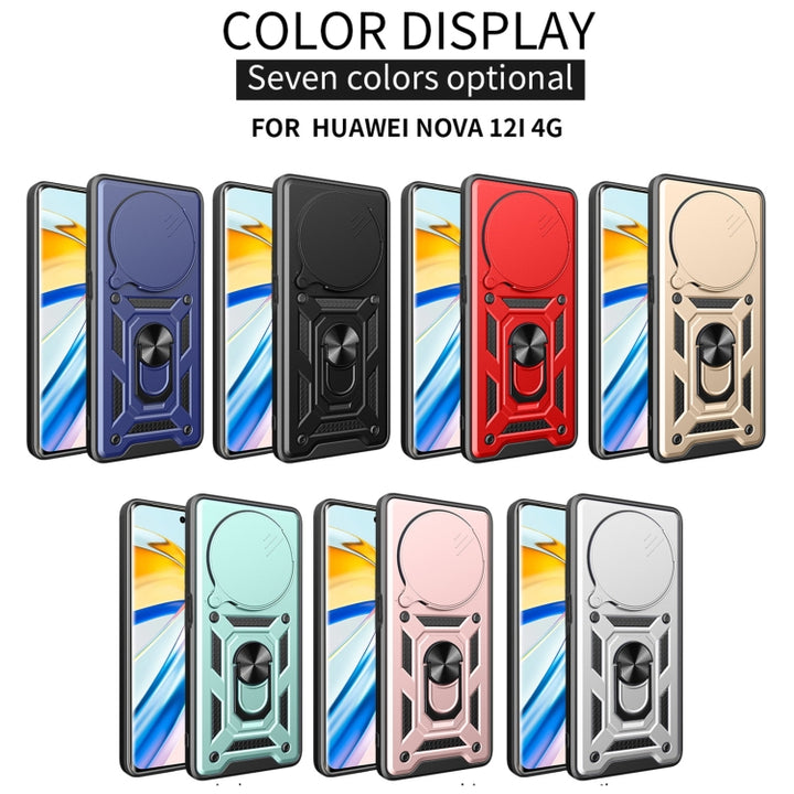 Sliding Camera Cover Design TPU+PC Phone Case, For Huawei nova 12i 4G Global, For Huawei nova 11i 4G Global, For Huawei nova 10 SE, For Huawei nova Y61