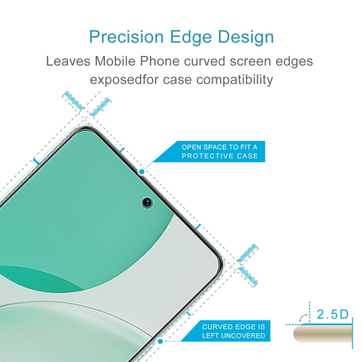 50pcs 0.26mm 9H 2.5D Tempered Glass Film, For Huawei nova 11i (50 PCS)