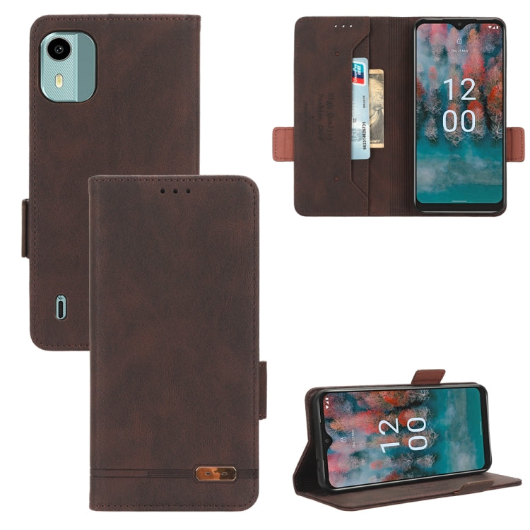 Magnetic Clasp Leather Phone Case, For Nokia G42, For Nokia C12 / C12 Pro / C12 Plus, For Nokia C22, For Nokia C32