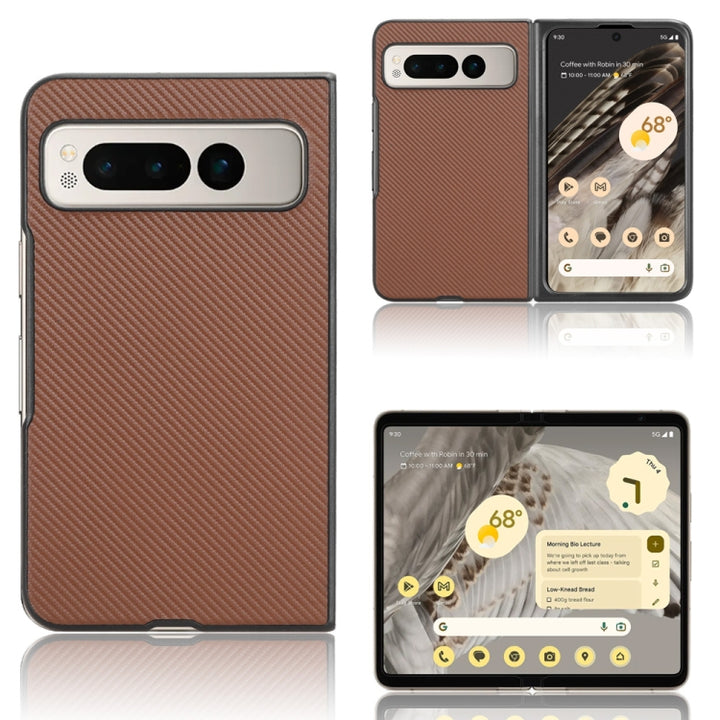 PU Leather PC Phone Case, For Google Pixel 9 Pro Fold, For Google Pixel Fold