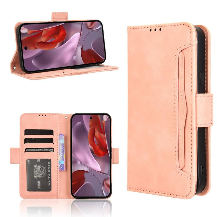 Skin Feel Calf Texture Card Slots Leather Phone Case, For Google Pixel 9a, For Google Pixel 9 Pro, For Google Pixel 9, For Google Pixel 8a, For Google Pixel 8 Pro, For Google Pixel 8