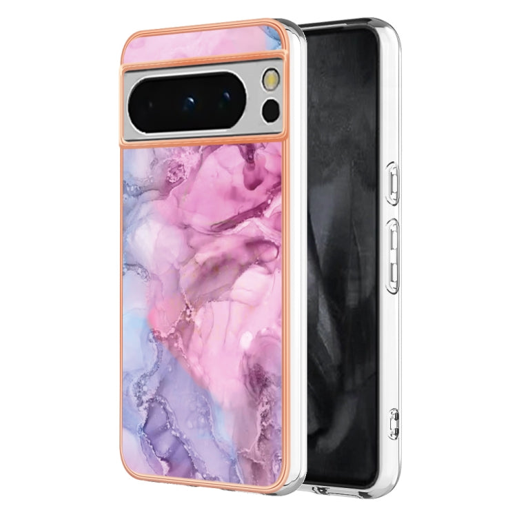 Electroplating Marble Dual-side IMD Phone Case, For Google Pixel 9 Pro XL, For Google Pixel 9 / 9 Pro, For Google Pixel 8a, For Google Pixel 8 Pro, For Google Pixel 8