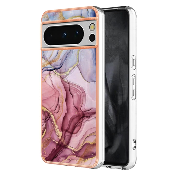 Electroplating Marble Dual-side IMD Phone Case, For Google Pixel 9 Pro XL, For Google Pixel 9 / 9 Pro, For Google Pixel 8a, For Google Pixel 8 Pro, For Google Pixel 8