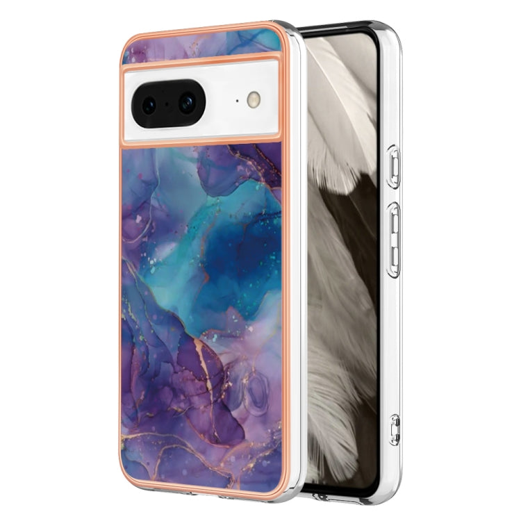 Electroplating Marble Dual-side IMD Phone Case, For Google Pixel 9 Pro XL, For Google Pixel 9 / 9 Pro, For Google Pixel 8a, For Google Pixel 8 Pro, For Google Pixel 8