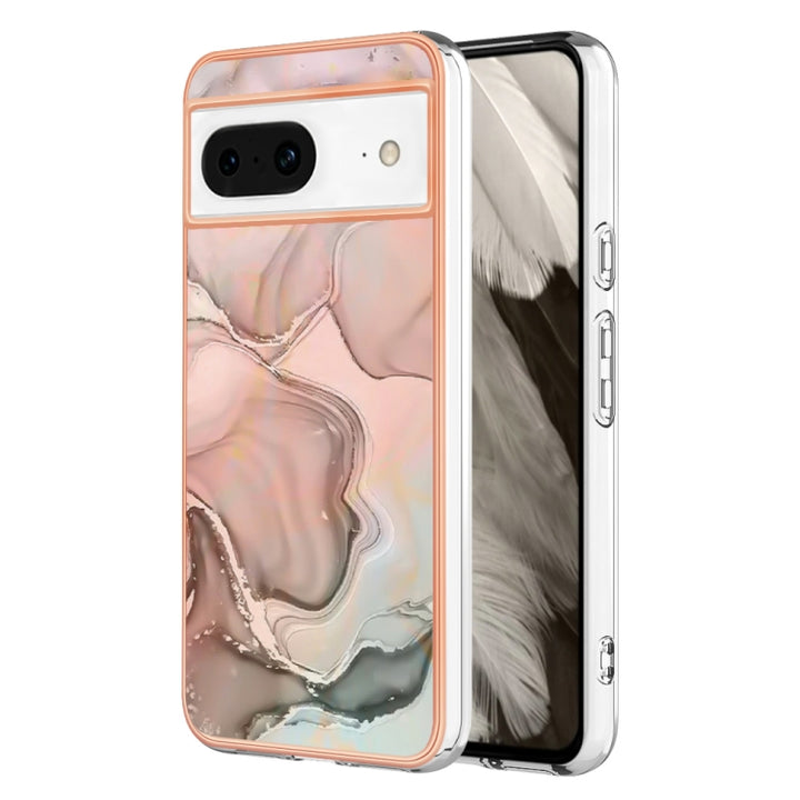 Electroplating Marble Dual-side IMD Phone Case, For Google Pixel 9 Pro XL, For Google Pixel 9 / 9 Pro, For Google Pixel 8a, For Google Pixel 8 Pro, For Google Pixel 8