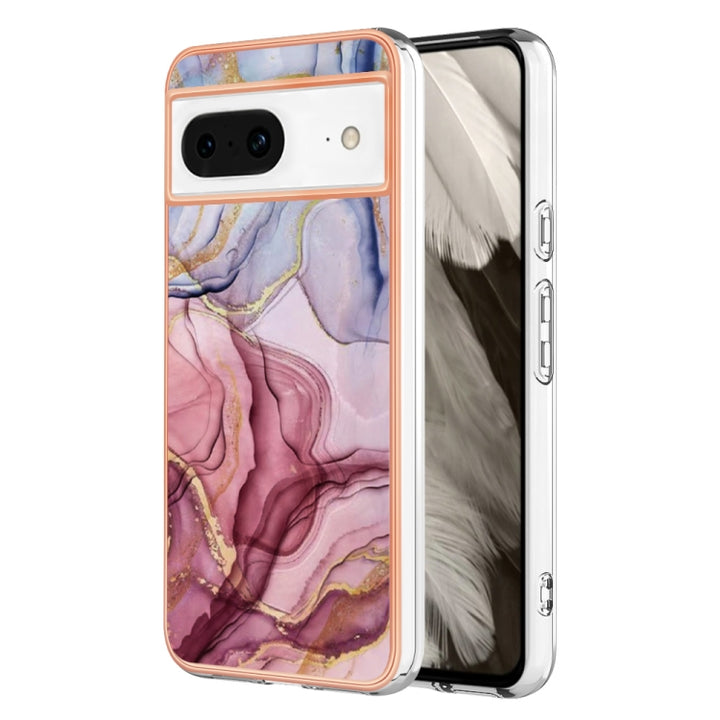 Electroplating Marble Dual-side IMD Phone Case, For Google Pixel 9 Pro XL, For Google Pixel 9 / 9 Pro, For Google Pixel 8a, For Google Pixel 8 Pro, For Google Pixel 8