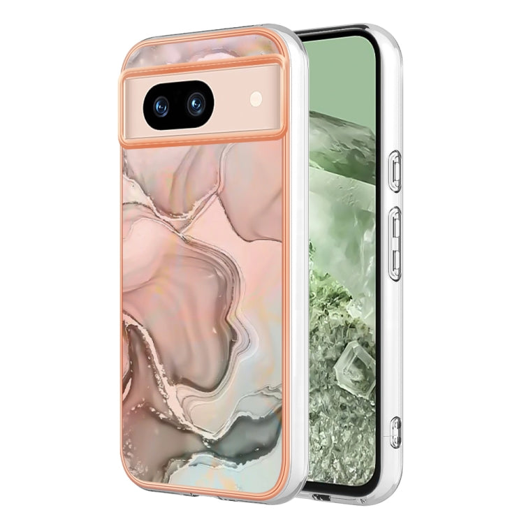 Electroplating Marble Dual-side IMD Phone Case, For Google Pixel 9 Pro XL, For Google Pixel 9 / 9 Pro, For Google Pixel 8a, For Google Pixel 8 Pro, For Google Pixel 8