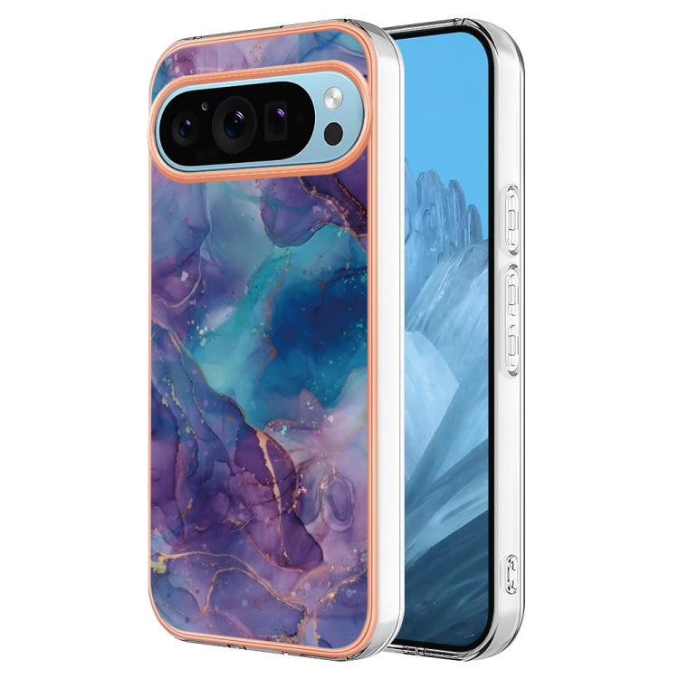 Electroplating Marble Dual-side IMD Phone Case, For Google Pixel 9 Pro XL, For Google Pixel 9 / 9 Pro, For Google Pixel 8a, For Google Pixel 8 Pro, For Google Pixel 8