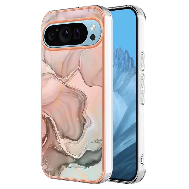 Electroplating Marble Dual-side IMD Phone Case, For Google Pixel 9 Pro XL, For Google Pixel 9 / 9 Pro, For Google Pixel 8a, For Google Pixel 8 Pro, For Google Pixel 8