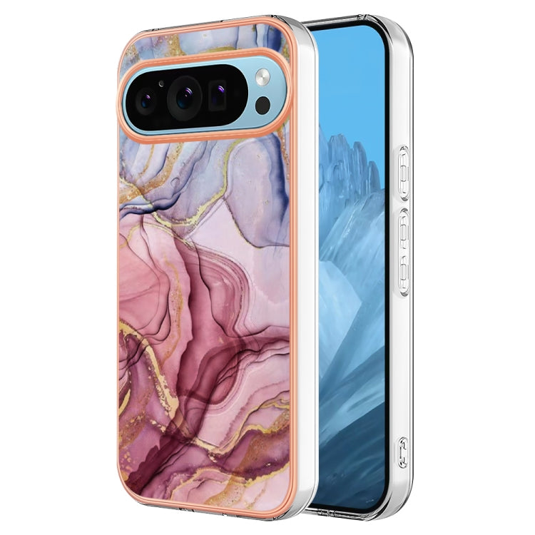 Electroplating Marble Dual-side IMD Phone Case, For Google Pixel 9 Pro XL, For Google Pixel 9 / 9 Pro, For Google Pixel 8a, For Google Pixel 8 Pro, For Google Pixel 8