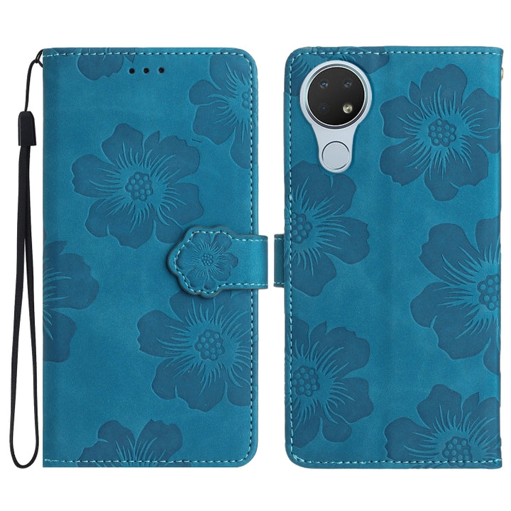 Flower Embossing Pattern Leather Phone Case, For Nokia 6.2 / 7.2, For Nokia 5.4, For Nokia 5.3