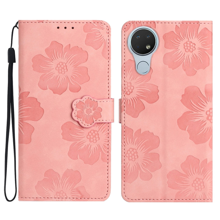 Flower Embossing Pattern Leather Phone Case, For Nokia 6.2 / 7.2, For Nokia 5.4, For Nokia 5.3