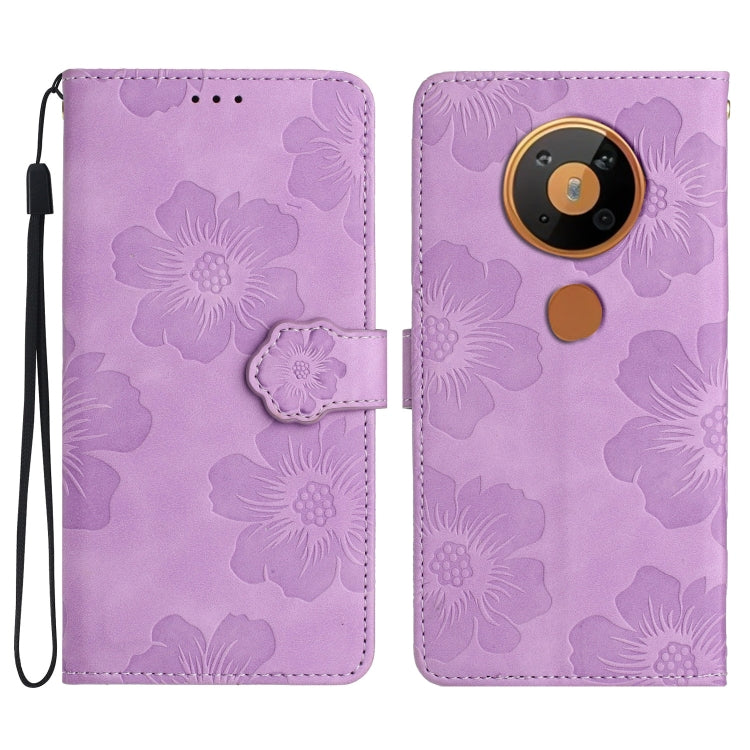 Flower Embossing Pattern Leather Phone Case, For Nokia 6.2 / 7.2, For Nokia 5.4, For Nokia 5.3