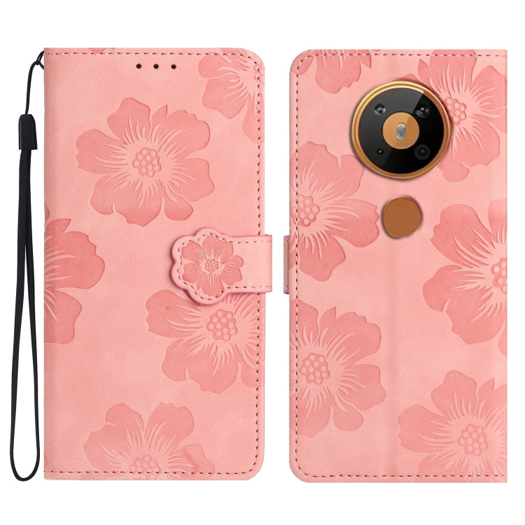 Flower Embossing Pattern Leather Phone Case, For Nokia 6.2 / 7.2, For Nokia 5.4, For Nokia 5.3