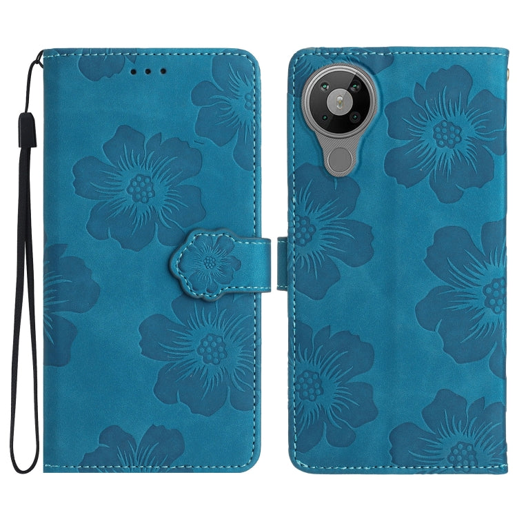 Flower Embossing Pattern Leather Phone Case, For Nokia 6.2 / 7.2, For Nokia 5.4, For Nokia 5.3