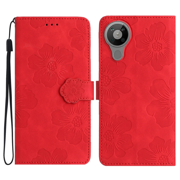 Flower Embossing Pattern Leather Phone Case, For Nokia 6.2 / 7.2, For Nokia 5.4, For Nokia 5.3