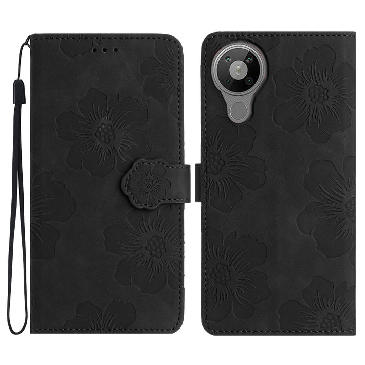 Flower Embossing Pattern Leather Phone Case, For Nokia 6.2 / 7.2, For Nokia 5.4, For Nokia 5.3