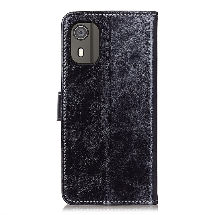 Retro Crazy Horse Texture Horizontal Flip Leather Phone Case, For Nokia C02, For Nokia XR21