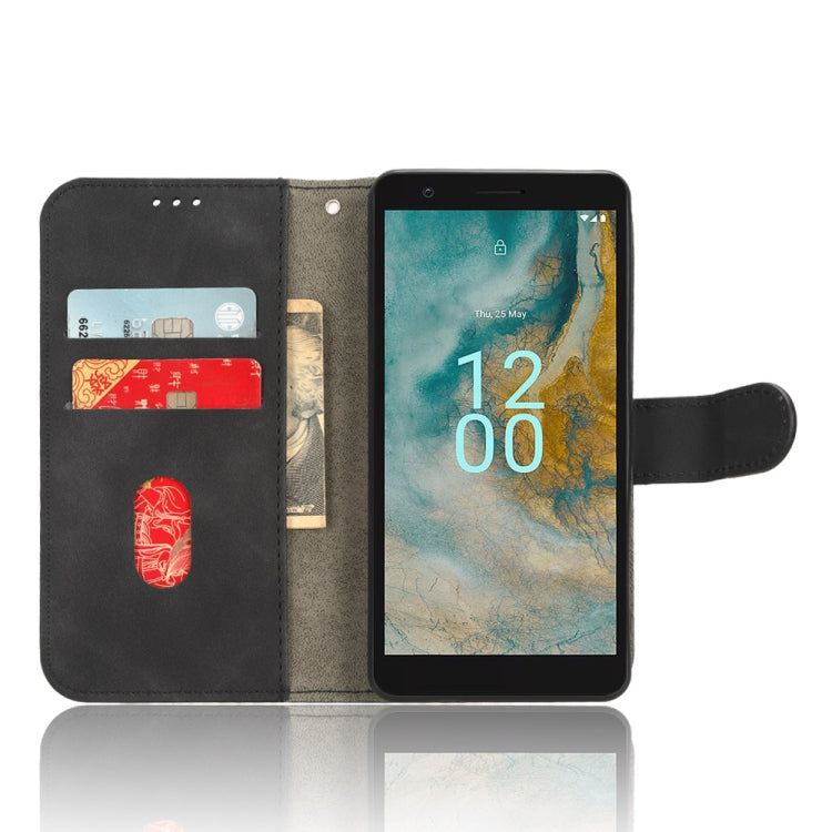 Skin Feel Magnetic Flip Leather Phone Case, For Nokia C02