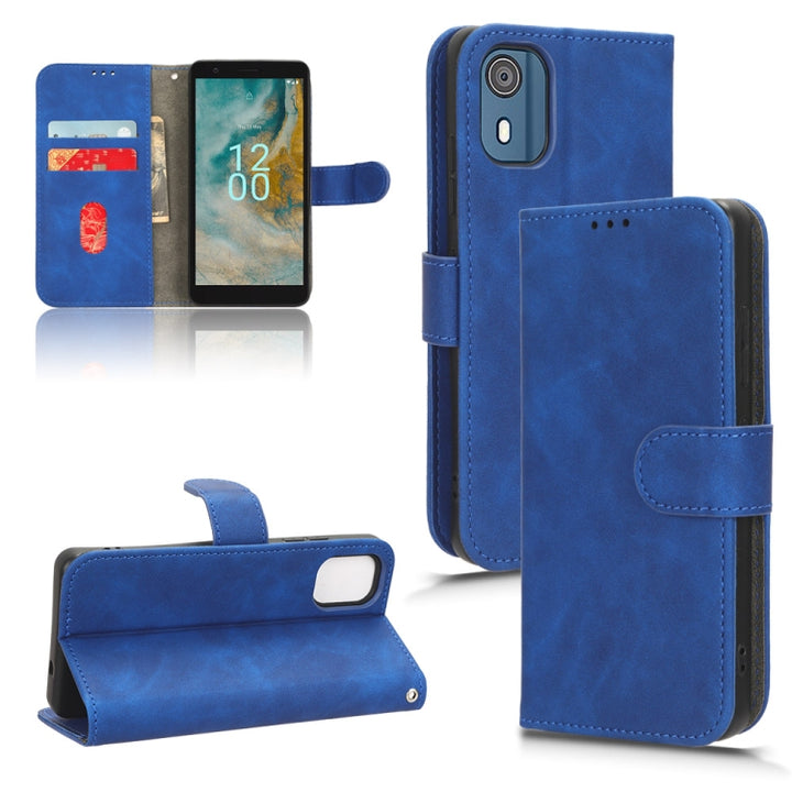 Skin Feel Magnetic Flip Leather Phone Case, For Nokia C02