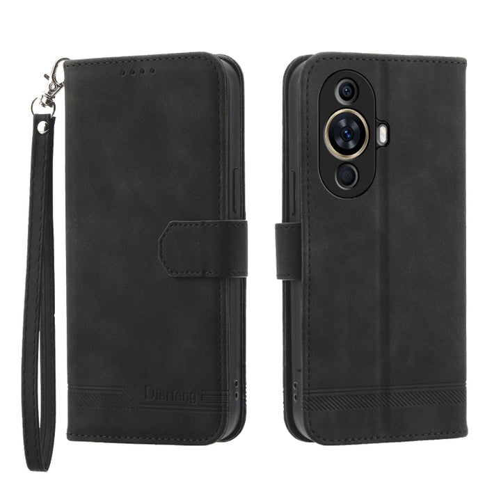 Dierfeng Dream Line TPU Hybrid PU Leather Phone Case, For Huawei nova 13 Pro, For Huawei Mate 60, For Huawei Mate 60 Pro, For Huawei nova 11 Pro 4G, For Huawei nova 11