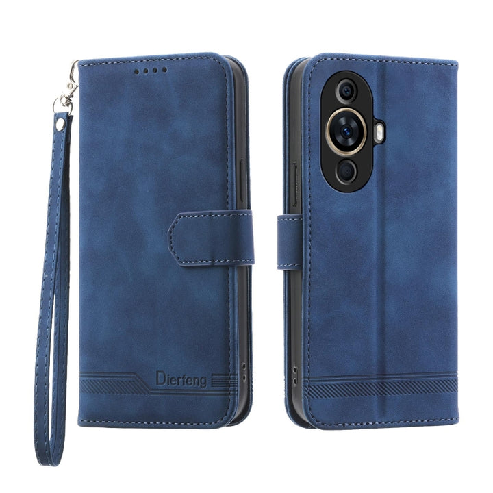 Dierfeng Dream Line TPU Hybrid PU Leather Phone Case, For Huawei nova 13 Pro, For Huawei Mate 60, For Huawei Mate 60 Pro, For Huawei nova 11 Pro 4G, For Huawei nova 11