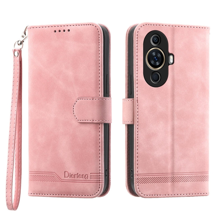 Dierfeng Dream Line TPU Hybrid PU Leather Phone Case, For Huawei nova 13 Pro, For Huawei Mate 60, For Huawei Mate 60 Pro, For Huawei nova 11 Pro 4G, For Huawei nova 11