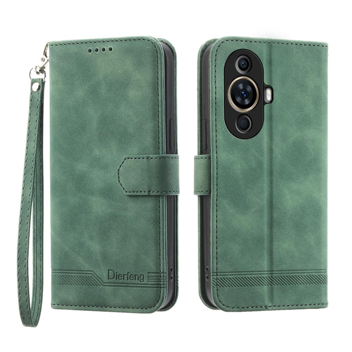 Dierfeng Dream Line TPU Hybrid PU Leather Phone Case, For Huawei nova 13 Pro, For Huawei Mate 60, For Huawei Mate 60 Pro, For Huawei nova 11 Pro 4G, For Huawei nova 11