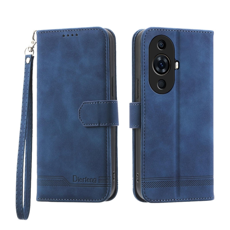 Dierfeng Dream Line TPU Hybrid PU Leather Phone Case, For Huawei nova 13 Pro, For Huawei Mate 60, For Huawei Mate 60 Pro, For Huawei nova 11 Pro 4G, For Huawei nova 11