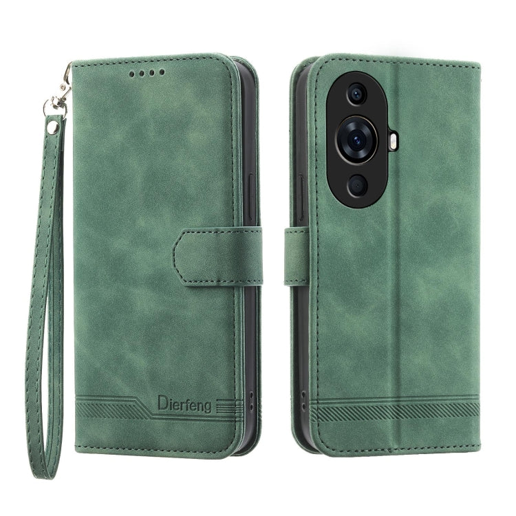 Dierfeng Dream Line TPU Hybrid PU Leather Phone Case, For Huawei nova 13 Pro, For Huawei Mate 60, For Huawei Mate 60 Pro, For Huawei nova 11 Pro 4G, For Huawei nova 11