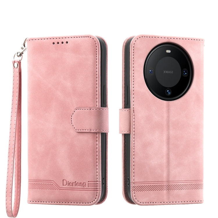 Dierfeng Dream Line TPU Hybrid PU Leather Phone Case, For Huawei nova 13 Pro, For Huawei Mate 60, For Huawei Mate 60 Pro, For Huawei nova 11 Pro 4G, For Huawei nova 11